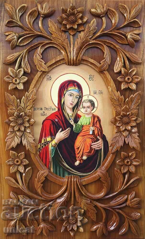 Εικόνα "Παναγία με το Παιδί" - ξυλογλυπτική, μοναδική Εικόνα "Παναγία με το Παιδί" - ξυλογλυπτική, μοναδική
