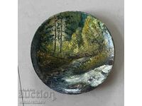 Stanka Deneva ceramic plate - “To the Waterfalls”