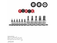 Вложки TORX с отвор 1/4 – 3/8 от T10 до T60 11части