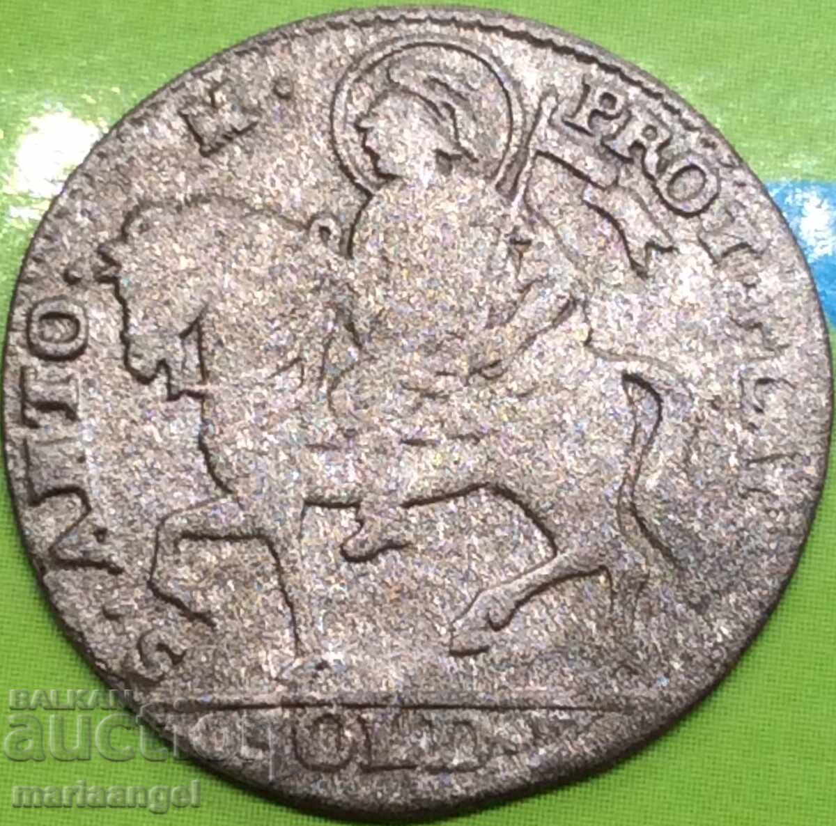 10 soldi 1/2 lira 1789 Italia Parma Ranuccio II Farnese