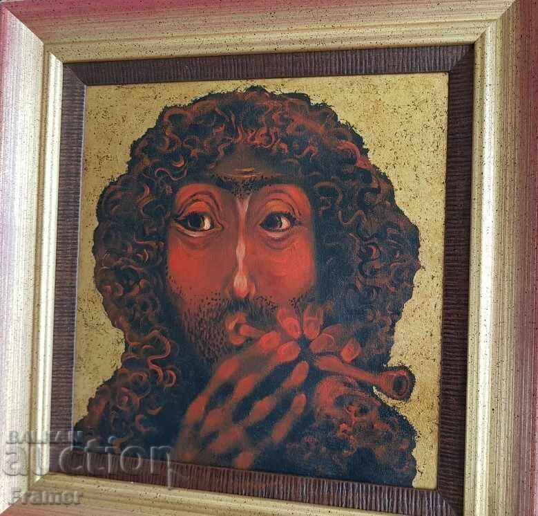 Delivery of Mitko Dimitrov 1946-2022 Musician Orpheus 1990s oil