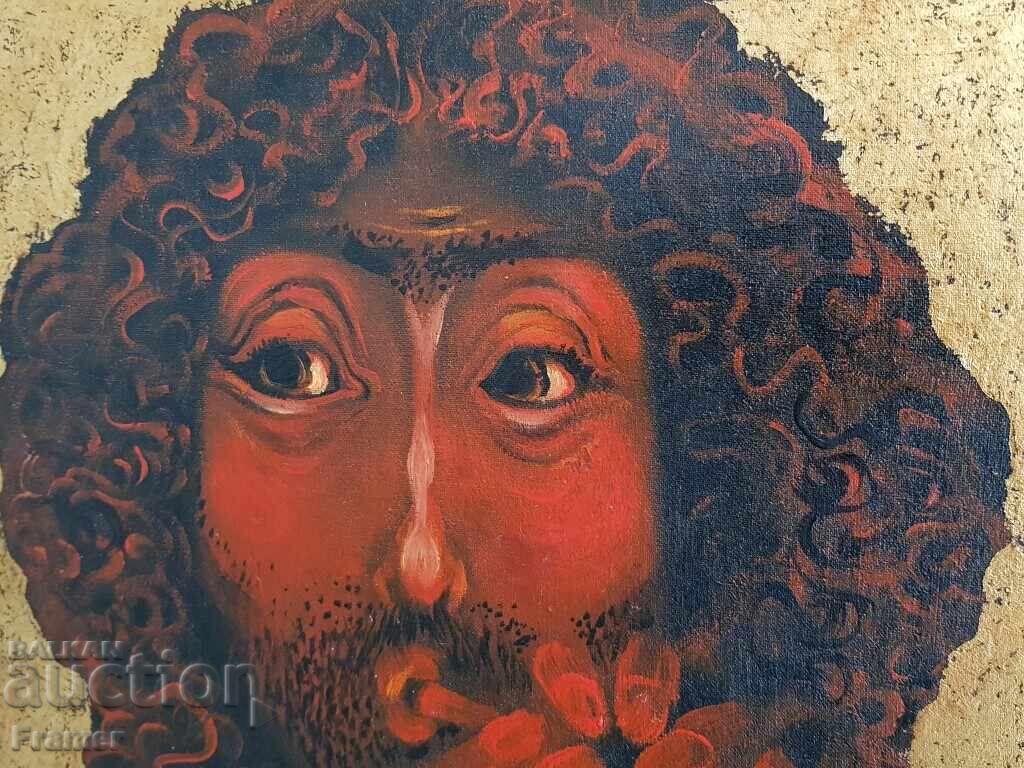 Mitko Dimitrov 1946-2022 Musician Orpheus 1990s oil - 6