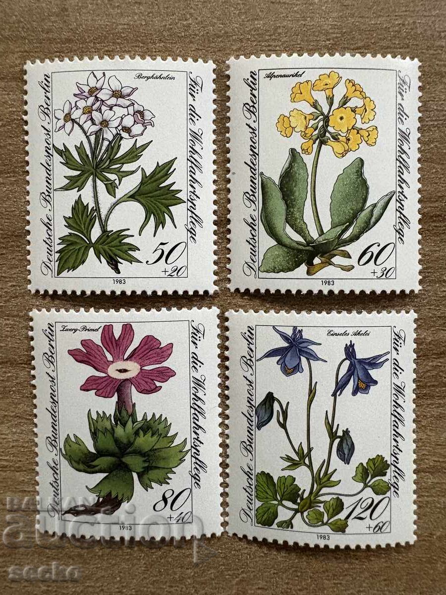 Berlin - Endangered Alpine Flowers (1983) MNH