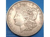 1 Morgan Dollar 1921 USA 26.78g Silver