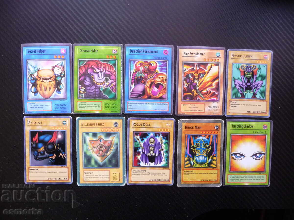 31 cărți de joc Yu Gi Oh sau colecția Yu Gi Oh 10 buc. fani