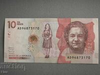 Banknote - Colombia - 10,000 pesos UNC | 2016