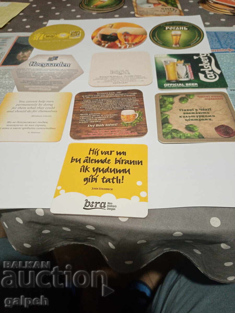 Delivery of COASTERS FOR CUP (BEER) - 10 pcs. - 6 lv. Delivery of COASTERS FOR CUP (BEER) - 10 pcs. - 6 lv.
