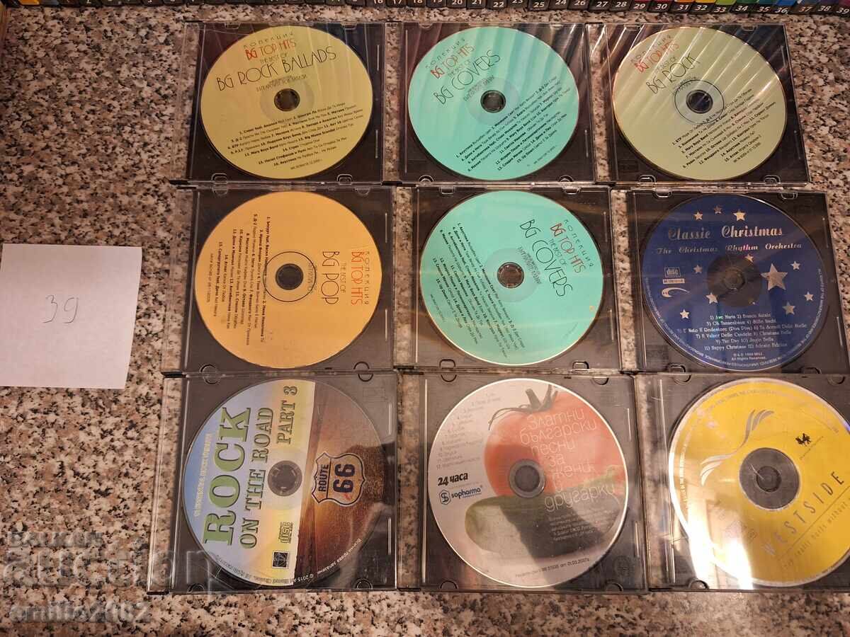 Audio CD - lot 9 pcs. 39 Audio CD - lot 9 pcs. 39