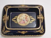 scrumieră de porțelan de lux/bol decorativ Limoges