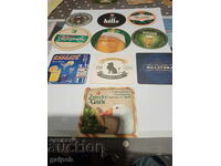 COASTERS FOR CUP (BEER) - 10 pcs. - 6 lv.