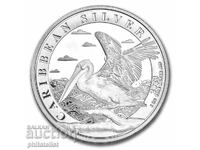 Μπαρμπάντος 2023 - 1 δολάριο - Pelican - 1 OZ , Ασημένιο νόμισμα