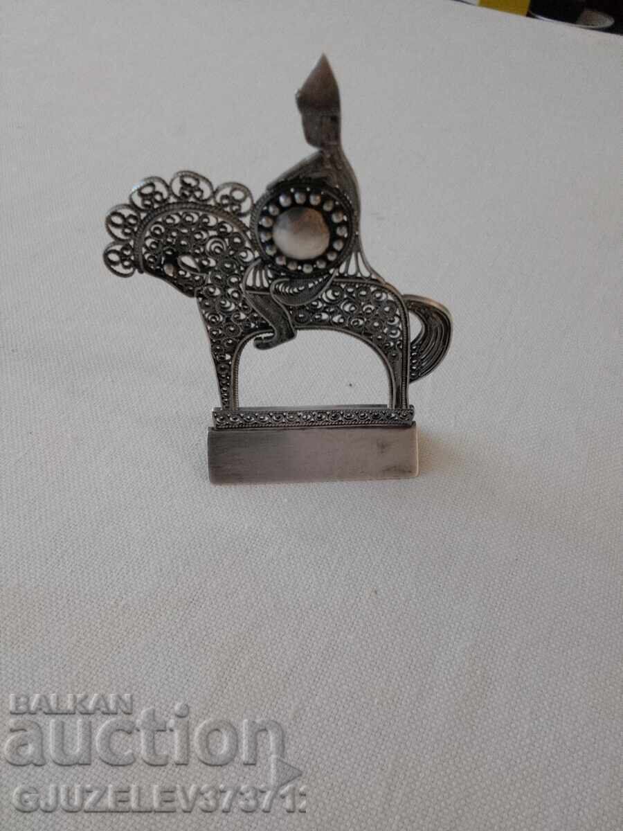 Auction Russian Beautiful figure made of pure silver filigree Auction Russian Beautiful figure made of pure silver filigree