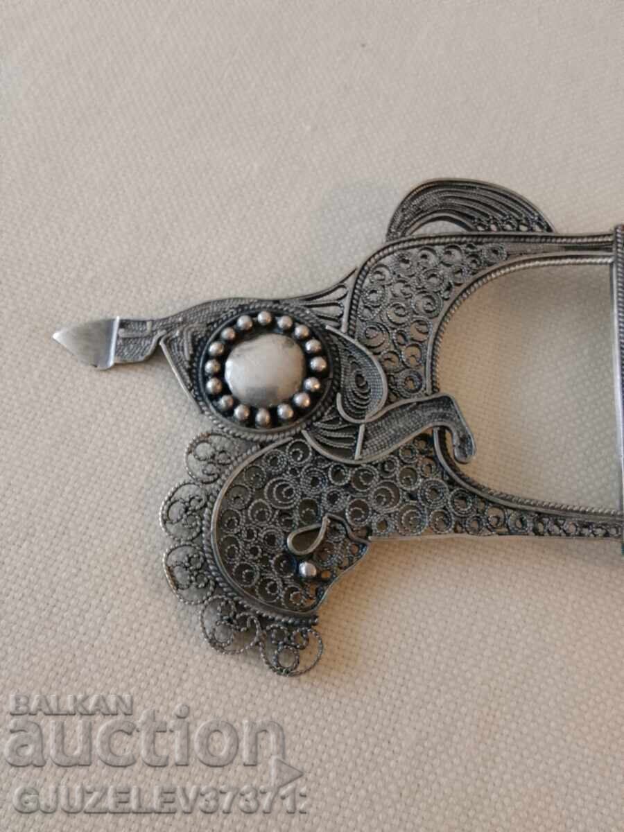 Russian Beautiful figure made of pure silver filigree - 7 Russian Beautiful figure made of pure silver filigree - 7