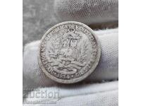 Silver coin 1 Bolívar 1954