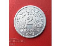 France/German occupation/-2 francs 1943