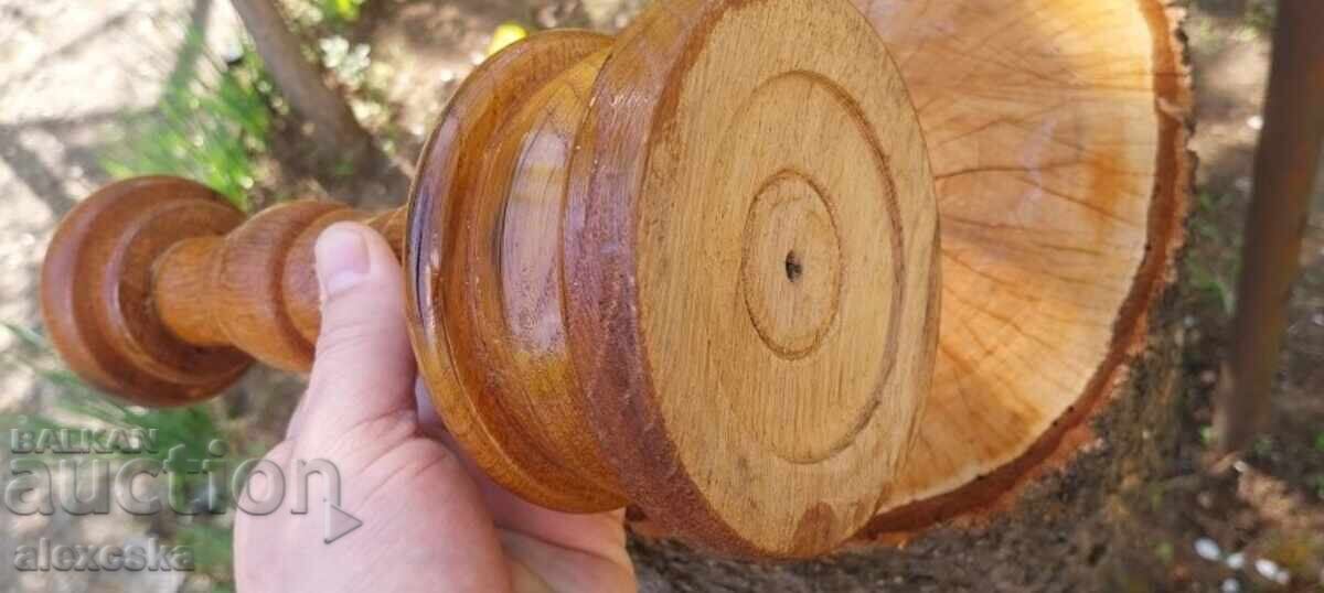 Μεγάλο ξύλινο κηροπήγιο - 6