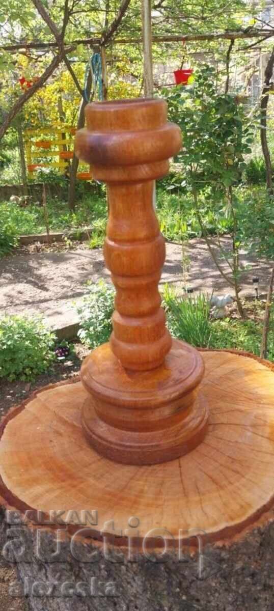 Μεγάλο ξύλινο κηροπήγιο - 7