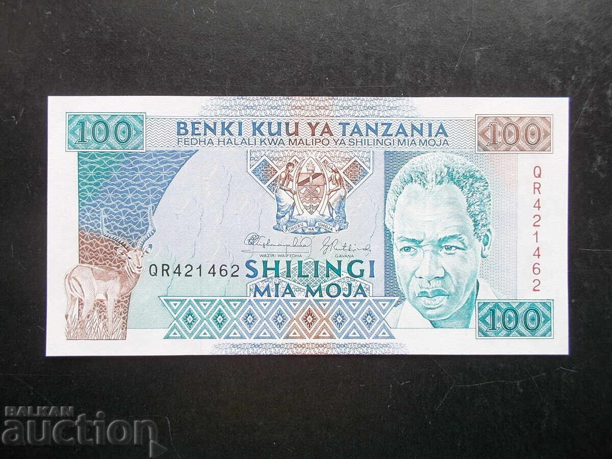 TANZANIA, 100 de șilingi, 1993, UNC