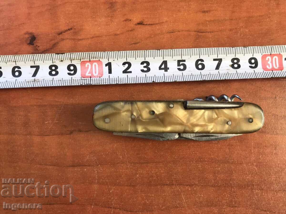 FOLDING KNIFE, OLD BLADE, WOODEN HANDLE with price 38.00 BGN | € 19.43 FOLDING KNIFE, OLD BLADE, WOODEN HANDLE with price 38.00 BGN | € 19.43