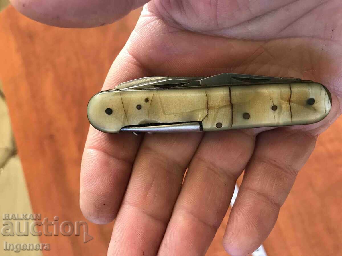 Auction FOLDING KNIFE, OLD BLADE, WOODEN HANDLE Auction FOLDING KNIFE, OLD BLADE, WOODEN HANDLE