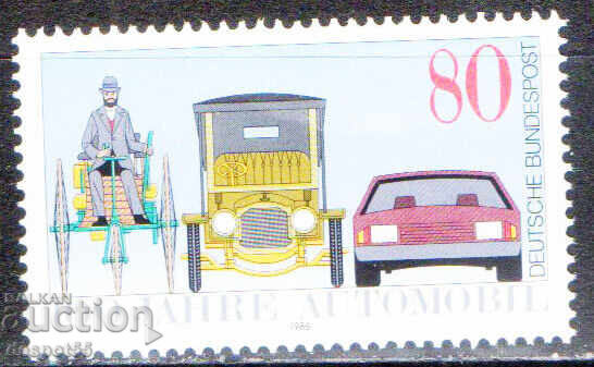 1986. Germany. 100th anniversary of the automobile industry.