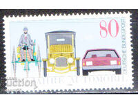 1986. Germany. 100th anniversary of the automobile industry.