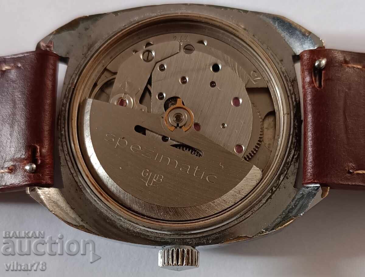 RARE MEN'S WATCH GUB-GLASHUTTE-WITH WORLD TIME - 6 RARE MEN'S WATCH GUB-GLASHUTTE-WITH WORLD TIME - 6