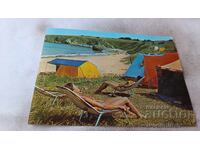 Postcard Sozopol Camping Veselie 1987