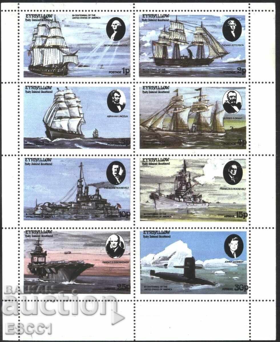 Clean stamps Ships 1976 from Scotland