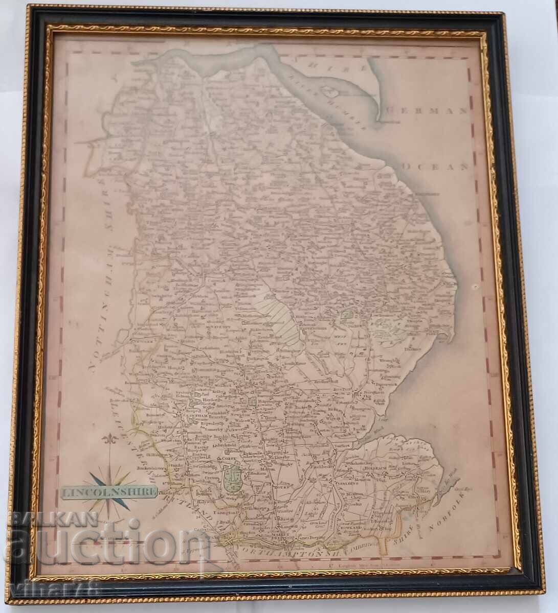 Map of Lincolnshire - 5 Map of Lincolnshire - 5