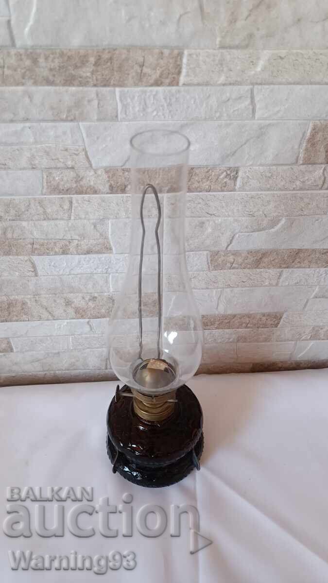 Old kerosene lamp - Bulgarian production from the socialist - brown with price 36.00 BGN | € 18.41 Old kerosene lamp - Bulgarian production from the socialist - brown with price 36.00 BGN | € 18.41