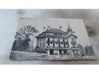 Carte poștală Fribourg Villa des Frugeres 1911