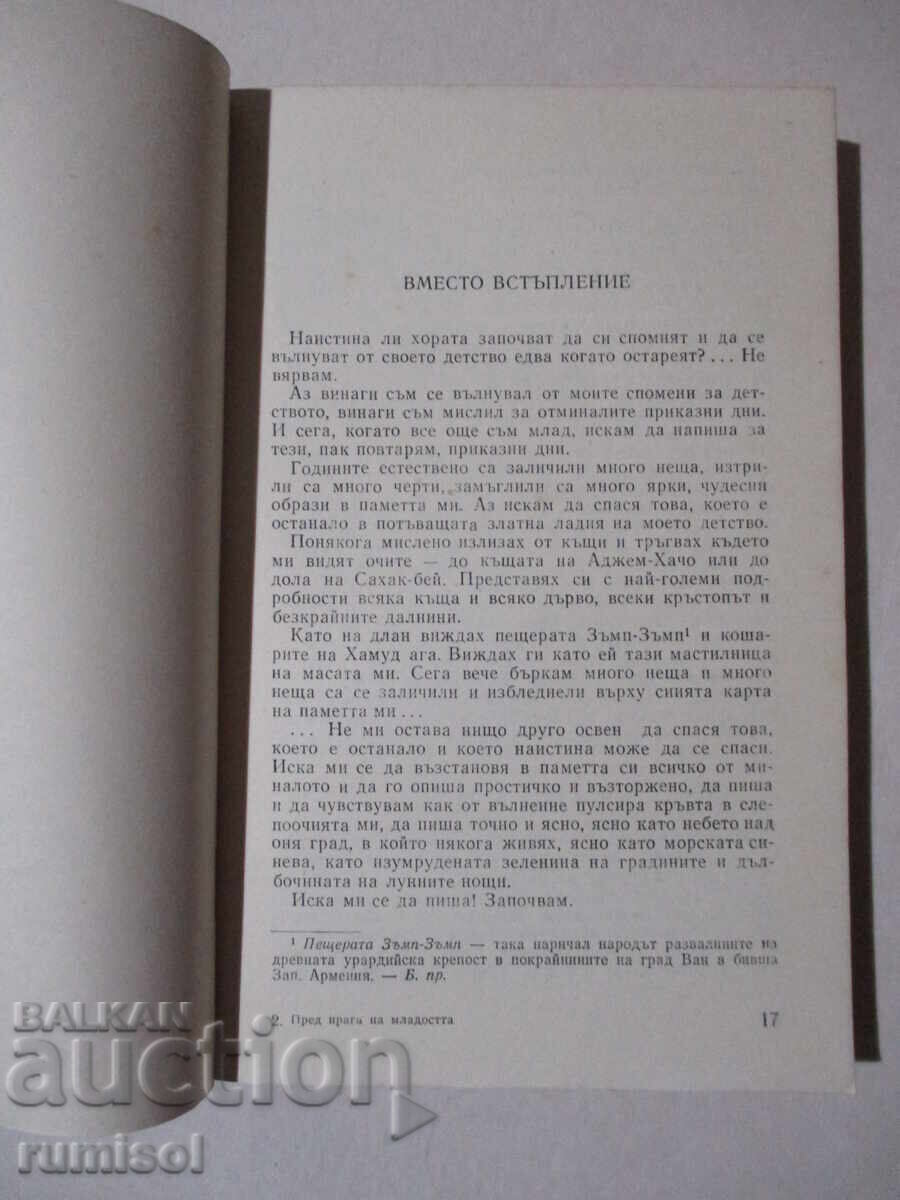 Delivery of On the threshold of youth - Gurgen Mahari Delivery of On the threshold of youth - Gurgen Mahari