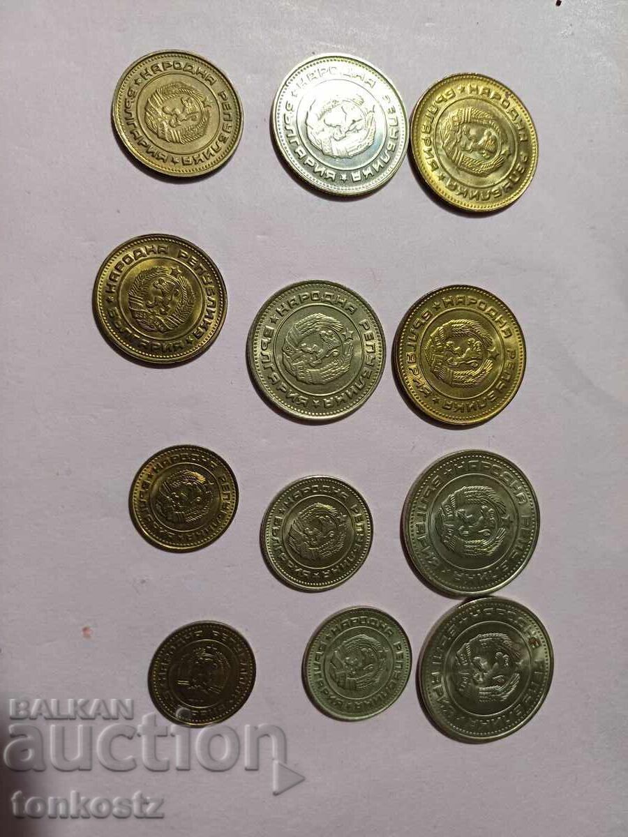 12 pcs. Coins 1974. Excellent with price 18.00 BGN | € 9.20 12 pcs. Coins 1974. Excellent with price 18.00 BGN | € 9.20