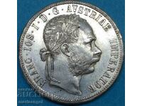 1 florin 1880 Austria Franz Joseph silver