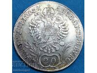 Austria 20 Kreuzer 1803 B - Kremnitz Franz II 29mm ασημί