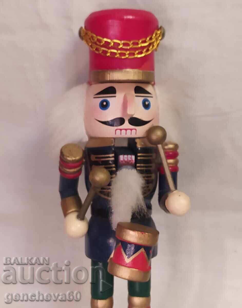 Delivery of Decorative wooden doll Drummer 20cm.