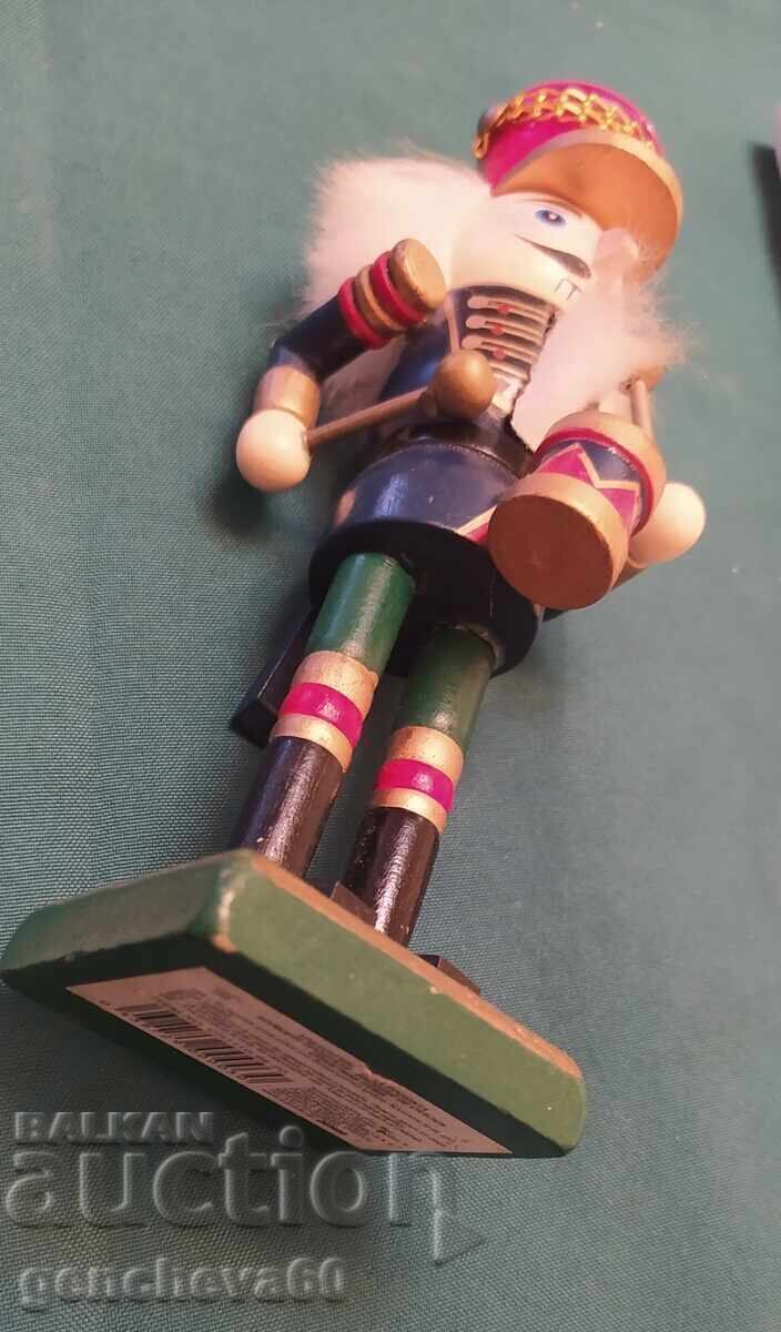 Декоративна дървена кукла Барабанчик 20см. - 5 Декоративна дървена кукла Барабанчик 20см. - 5