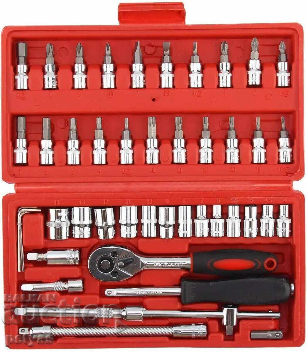 Gedore 1/4 4-14mm + bits 46h with price 28.50 BGN | € 14.57 Gedore 1/4 4-14mm + bits 46h with price 28.50 BGN | € 14.57