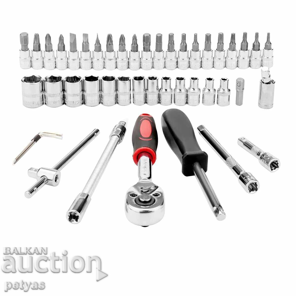 Auction Gedore 1/4 4-14mm + bits 46h Auction Gedore 1/4 4-14mm + bits 46h