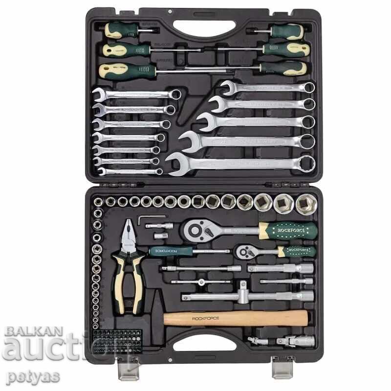 Auction Gedore set 1/2″& 1/4″, 110 pieces ROCKFORCE Auction Gedore set 1/2″& 1/4″, 110 pieces ROCKFORCE