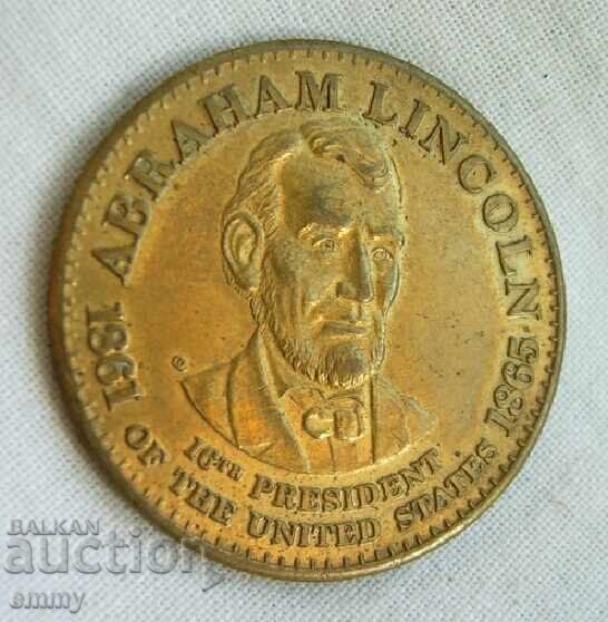 Abraham Lincoln Plaque - 16th President of the United States 1861-1865