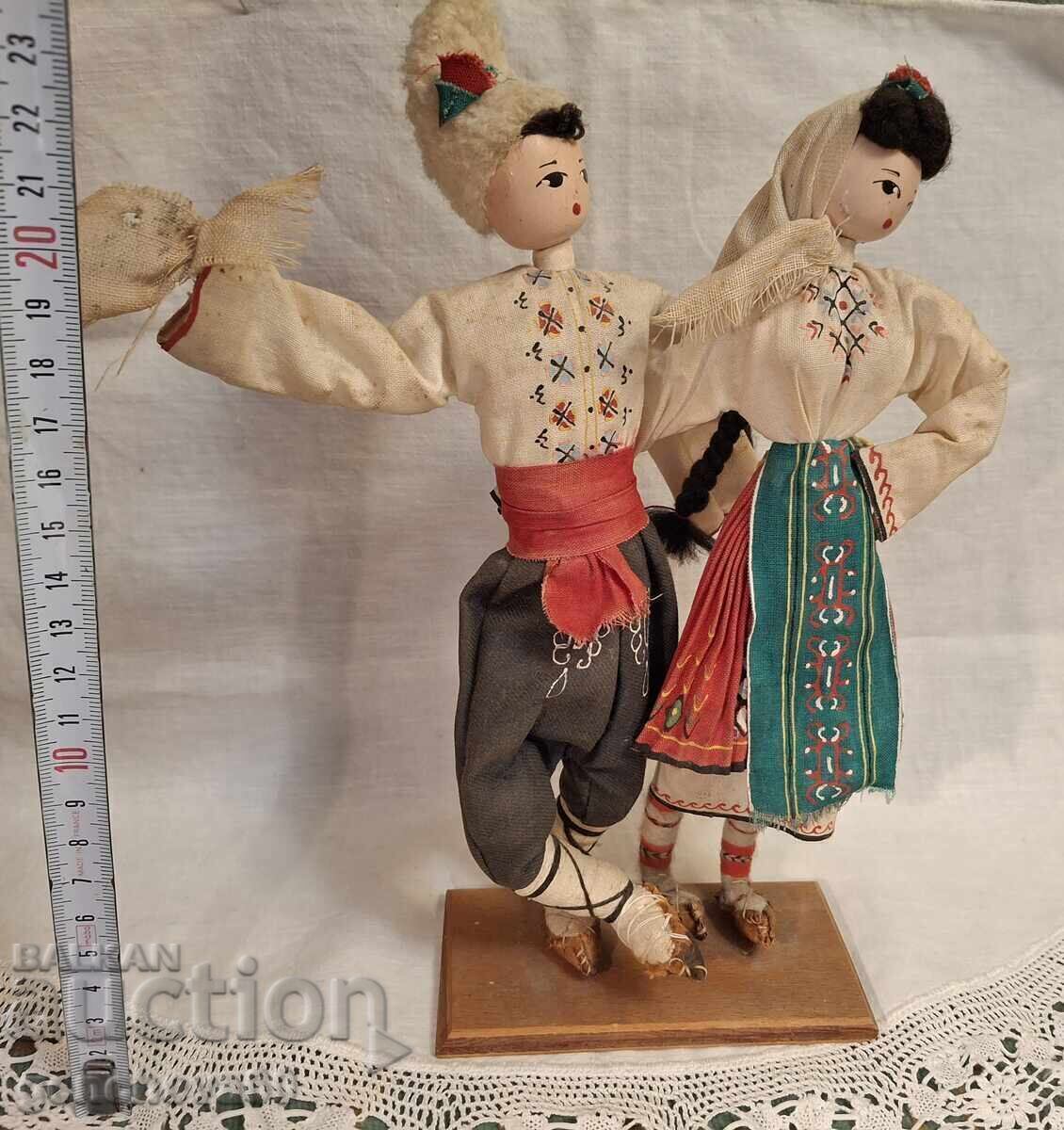 Decorative dolls in Bulgarian folk costume 1975 year, "Rachenitsa" - 5 Decorative dolls in Bulgarian folk costume 1975 year, "Rachenitsa" - 5