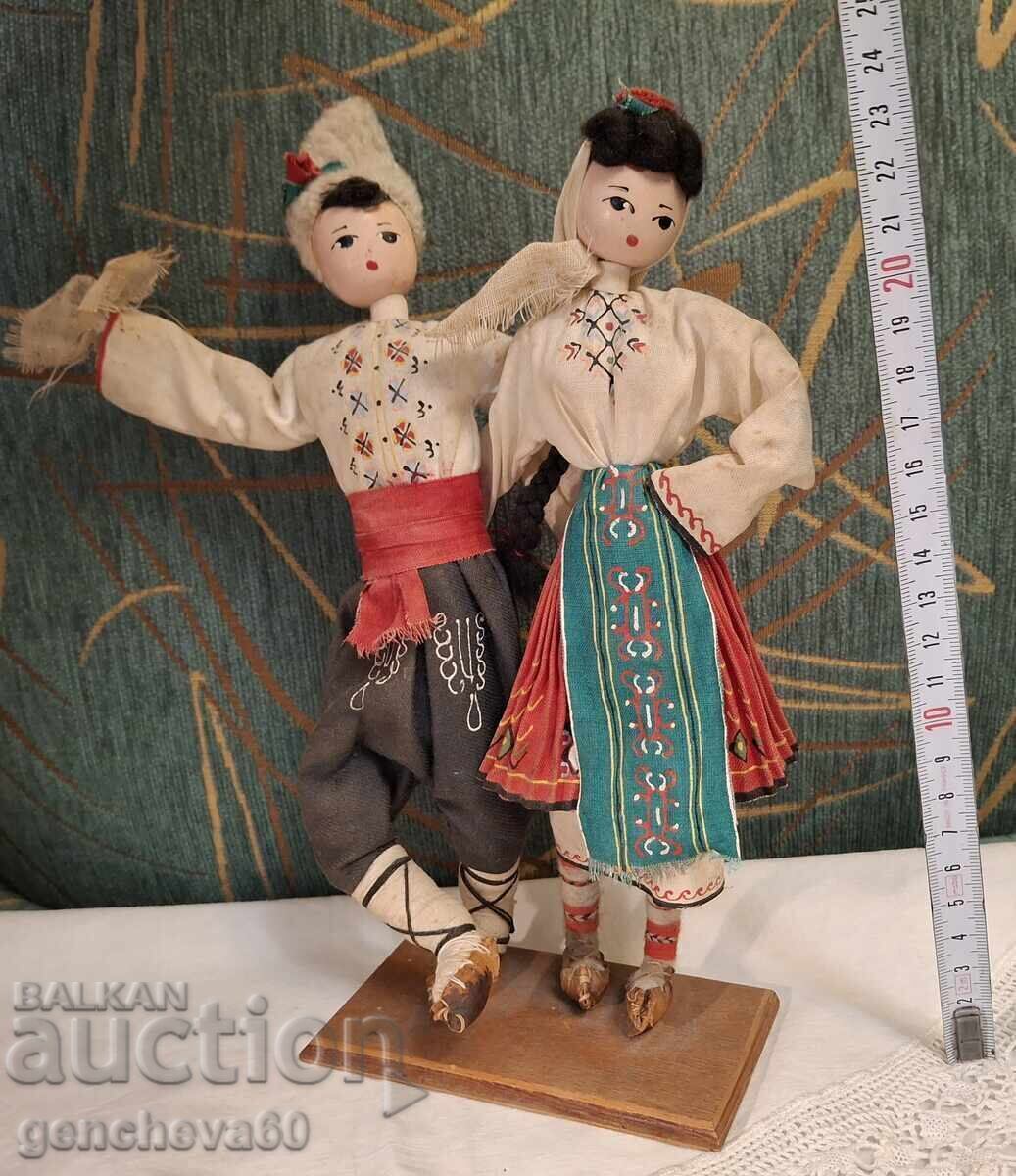 Decorative dolls in Bulgarian folk costume 1975 year, "Rachenitsa" - 7 Decorative dolls in Bulgarian folk costume 1975 year, "Rachenitsa" - 7