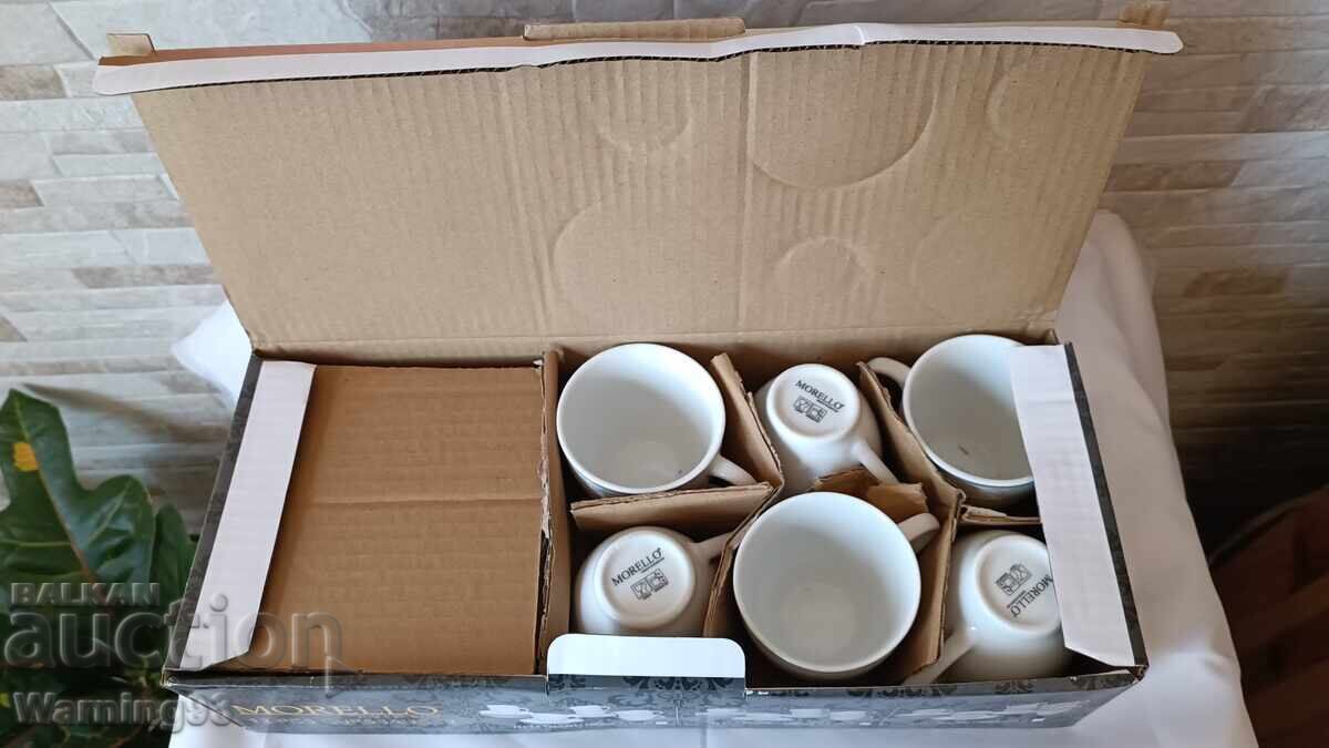 Παράδοση Υπηρεσία τσαγιού ή καφέ - 12 τεμάχια - MORELLO - Ασημί