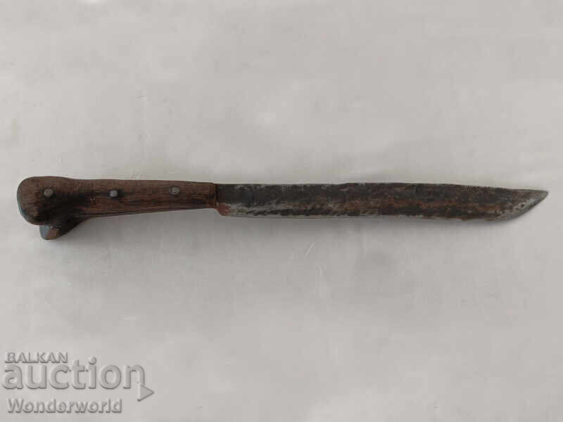 Old authentic Bulgarian forged knife karakulak with price 240.00 BGN | € 122.71