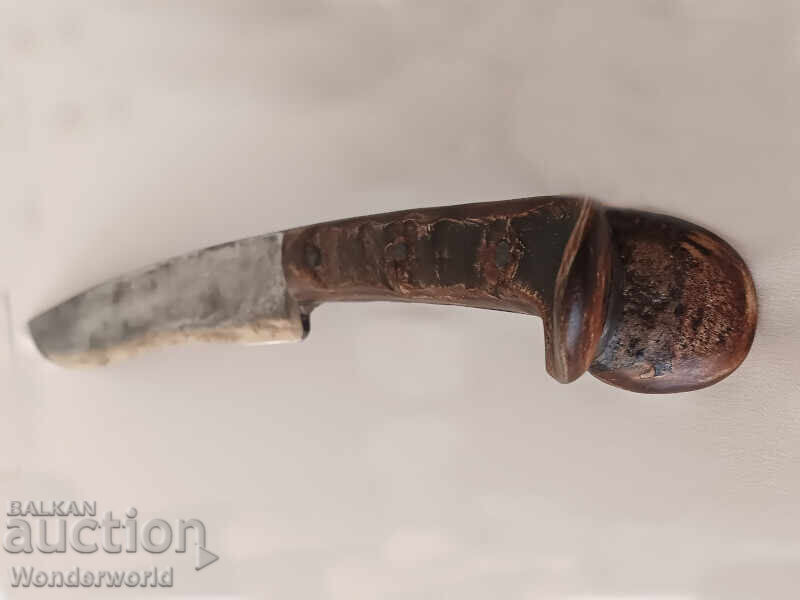 Old authentic Bulgarian forged knife karakulak - 5 Old authentic Bulgarian forged knife karakulak - 5