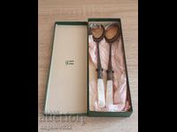 Vintage English serving utensils with markings!