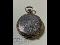 Silver ladies pocket watch