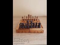 Old wooden mini chess!!!